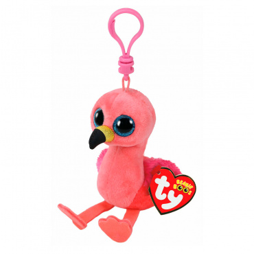 35210 Игрушка мягконабивная на брелоке Фламинго розовый Gilda серии 'Beanie Boo's"