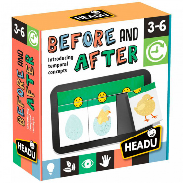 MU27033 Настольная игра для детей с 3 лет "До и после" Headu