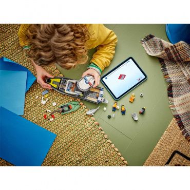 60456 Конструктор Сити "Погоня на полицейской лодке"