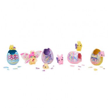 6064455 Игровой набор Hatchimals Семья пасхальных кроликов