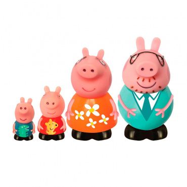 25068 Набор игровой Peppa Pig 'Семья Пеппы', пластизоль