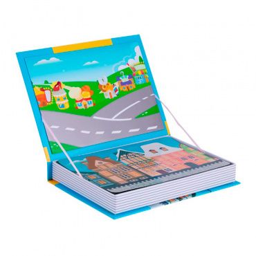 TAV032 Развивающая игра Magnetic Book Весёлый транспорт