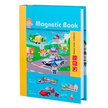 TAV032 Развивающая игра Magnetic Book Весёлый транспорт