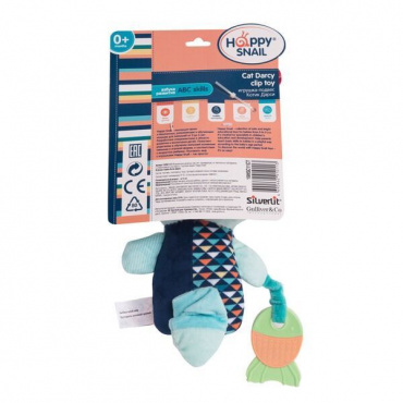 19HSС11CT Игрушка-подвес Котик Дарси, Happy Snail