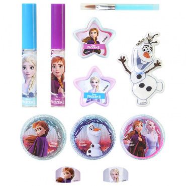 1599008E Frozen Игровой набор детской декоративной косметики для лица в косметичке прямоуг.