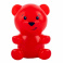 GUM001_1 Интерактивная игрушка "Мармеладный мишка-тянучка" со звук. и свет. эфф. (красный) Eolo