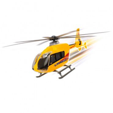 203714006 Игрушка Вертолёт EC 135 die-cast с крутящимися лопастями 21см