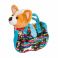 ВВ3969 Собачка в сумке с пайеткиами, Bondibon Милота, c ошейником и поводком, чихуахуа 19 cм, а
