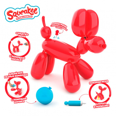 39163 Игрушка Собака интерактивная с акс. TM Squeakee