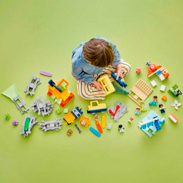 10428 Конструктор Дупло "Большой интерактивный городской поезд" 10428 Конструктор Дупло "Большой интерактивный городской поезд"