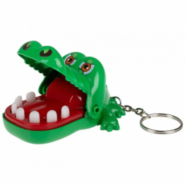 Т25088 1toy ИГРОДРОМ мини "Крокодил укусил", блистер 16,1*9,2*4,8см