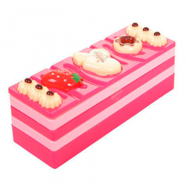 K-0027 Набор декоративной косметики для девочек Зефирка десертная серия в кейсе "Малиновое пирожное"