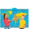1619005 Карта мира интерактивная (обновленная версия), в коробке (65*7,5*30 см) Zanzoon