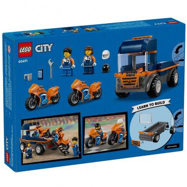 60491 Конструктор Сити "Транспортер мотоциклов"