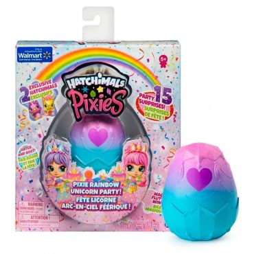 6054600 Игровой набор Hatchimals Pixies Вечеринка Единорожек с 15 сюрпризами