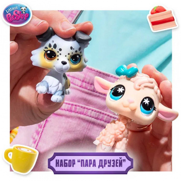 00708_LPS Игровой набор "Пара друзей" Пикник у коттеджа (2 фигурки: Колли и Овечка)