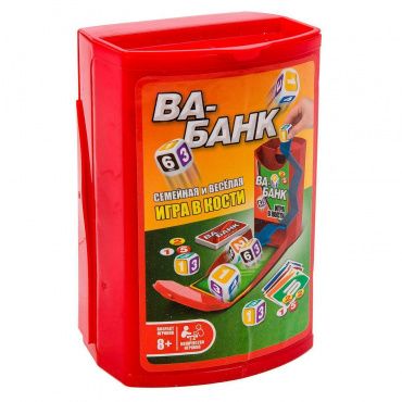 Ф93360 Настольная семейная игра в кости "ВА-БАНК" Игра Фортуны