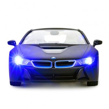 71010 Игрушка транспортная 'Автомобиль на р/у 'BMW i8' 1:14 (вручную открывающиеся двери) в асс