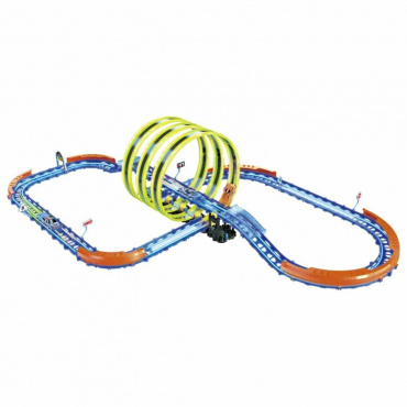 Т21043 1toy Neotrack автотрек 62 детали светящийся ик управление в компл 1 машинка с акб