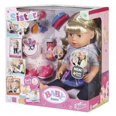 824603 Игрушка BABY born Кукла Сестричка 2019, 43 см, кор.