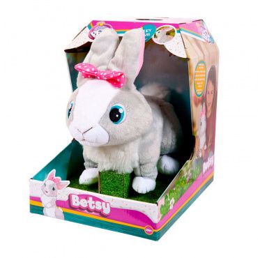 95861 Игрушка Club Petz Кролик Betsy интерактивн,реагирует на голос,прыгает,шевелит ушками,IMC toys