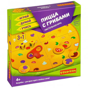 ВВ4330 Игра настольная "Пицца с грибами"