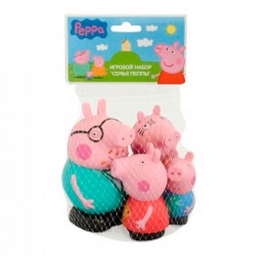 25068 Набор игровой Peppa Pig 'Семья Пеппы', пластизоль