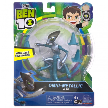 76178 Игрушка из пластмассы Ben 10 Фигурка 12.5 см, Молния «Металлик»