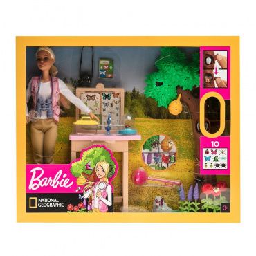 GDM49 Игровой набор Barbie Исследователь бабочек National Geographic