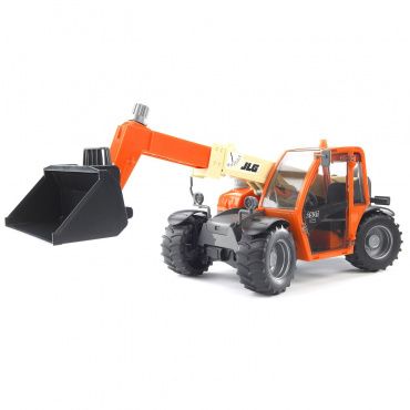 02140 Игрушка из пластмассы Погрузчик колёсный JLG 2505 Telehandler с телескопическим ковшом