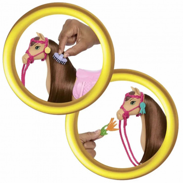 HXJ44 Игровой набор Barbie "Конюшня с куклой и лошадью"