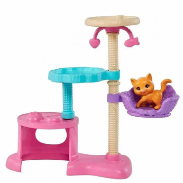 HHB70 Кукла Barbie. Игровой набор Barbie и котята