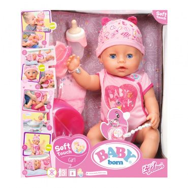 825938 Игрушка BABY born Кукла Интерактивная, 43 см, кор.