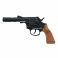 2020381F Игрушка Пистолет Interpol38 23 см, упаковка-тестер, 12 зарядов (Schrodel)