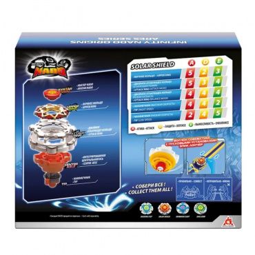 68697 Игрушка. Волчок Арес, Solar shield Гербовый щит. TM Infinity Nado 68697 Игрушка. Волчок Арес, Solar shield Гербовый щит. TM Infinity Nado