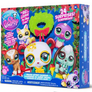 00759_LPS Набор "Праздники" Рождественский Адвент-календарь (Делюкс) 8 фигурок, Littlest Pet Shop