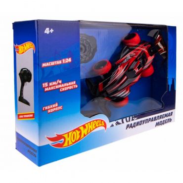 Т17674 Игрушка 1toy Hot Wheels машина на р/у, 2,4 ГГц, ПВХ корпус, 18 см