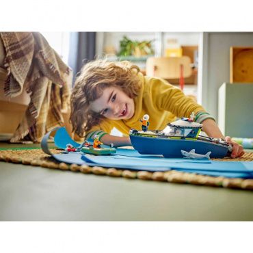 60456 Конструктор Сити "Погоня на полицейской лодке"