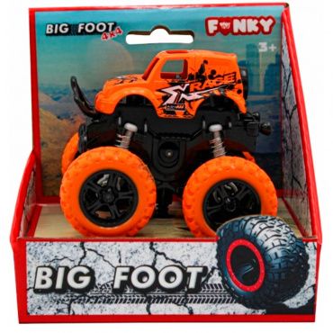 FT60004 Игрушка Машинка 4*4 , 12 см, инерционная, оранжевая Funky toys