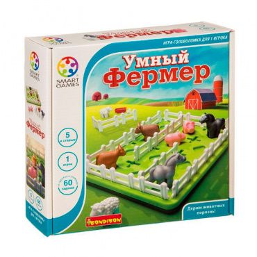 ВВ3797 Логическая игра Bondibon Умный фермер, арт. SG 091 RU.