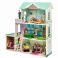 PD318-13 Деревянный кукольный домик "Жозефина Гранд" с мебелью и гараж,11 предметов, для кукол 30 см