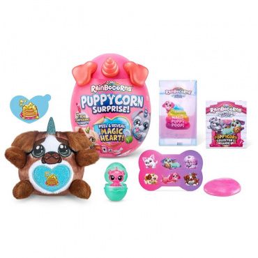 Т22448 Игрушка плюш-сюрприз RainBocoRns Puppycorn new мини в яйце в асс. в комплекте с аксессуарами