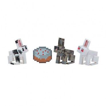 16497 Набор фигурок Майнкрафт Кролики Jazwares