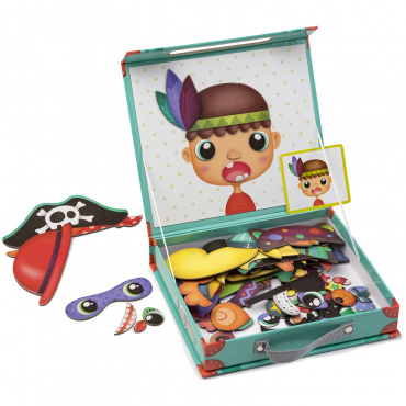 R1520_EKK Головоломка "Магия магнитов"  пазл Смешное лицо