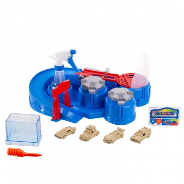 YYL563842 Игровой набор COLORAMA автомойка - сушка гоночных автомобилей