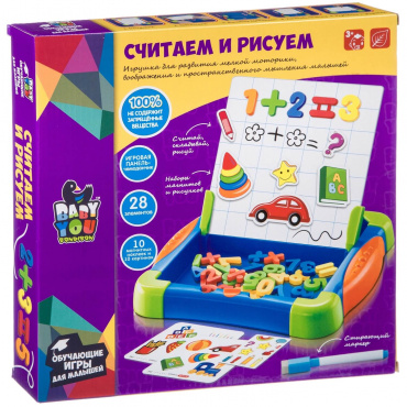 ВВ4619 Обучающающая игра "СЧИТАЕМ И РИСУЕМ"
