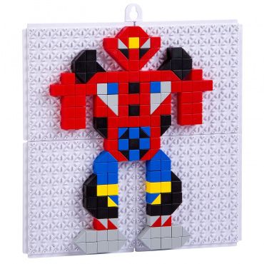 ВВ3030 Логические, развивающие игры и игрушки Bondibon Мозаика «Роботы», 420 дет., Box 30x4.5x21 см