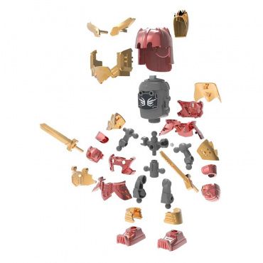 88701 Игрушка из пластмассы Боевой Робот Фигурки 3 Королевства ЛУИ