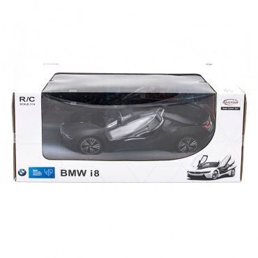 71000 Игрушка транспортная 'Автомобиль на р/у 'BMW I8" 1:14 (дистанционно открывающиеся двери)