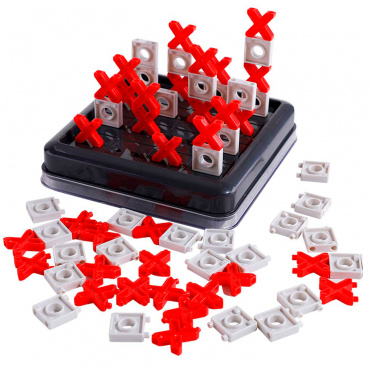 Т14945 1toy Игродом Игра "крестики-нолики" 3D, размер 22*21*5,6 см